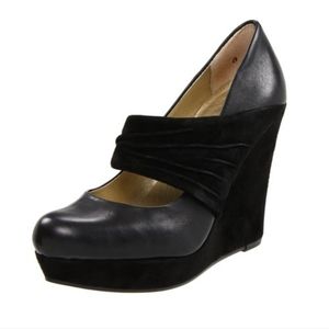 Seychelles Leather/Suede Platform Wedge | Sz 8.5